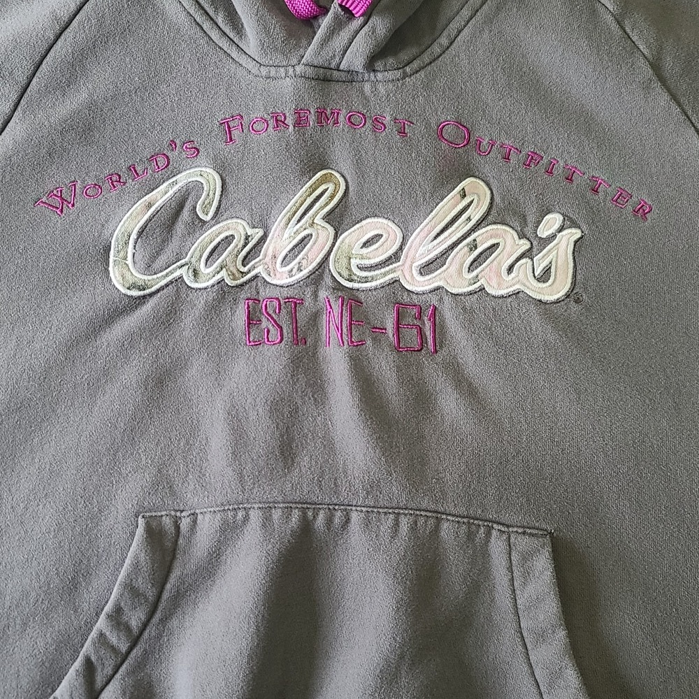 Cabelas Womans Hoodie Medium Zonz Woodlands Sweater Pullover